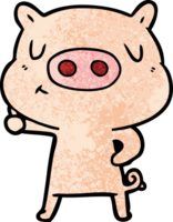 cartoon content pig png