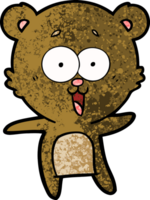 laughing teddy  bear cartoon png