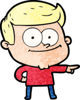 Cartoon glücklicher Mann png