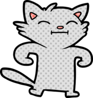 gatto felice dei cartoni animati png