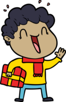 cartoon happy man png