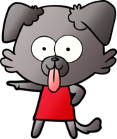 perro de dibujos animados con la lengua fuera png