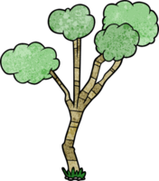 árbol escaso de dibujos animados png