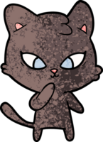 lindo gato de dibujos animados png