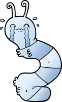 cartoon crying caterpillar png