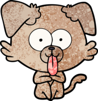 cartoon dog with tongue sticking out png