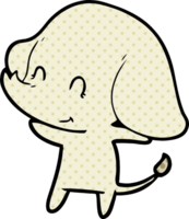 éléphant de dessin animé mignon png