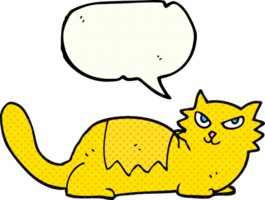 comic book speech bubble cartoon cat png