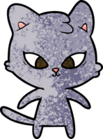 gato bonito dos desenhos animados png