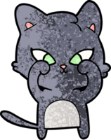 lindo gato de dibujos animados png