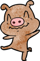 porco bêbado de desenho animado png