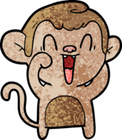 cartoon laughing monkey png