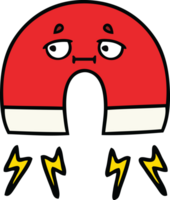 carino cartone animato di un' magnete png