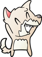 laughing fox cartoon png