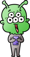 happy cartoon alien png