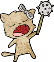 gato cantando desenho animado png