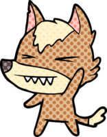 angry wolf cartoon png