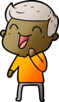 cartoon man laughing png