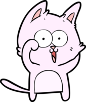 lustige Comic-Katze png