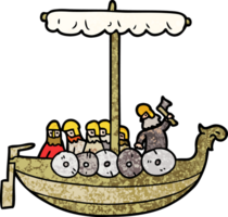 dessin animé vikings naviguant png