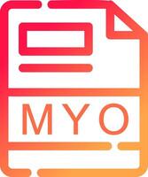 MYO Creative Icon Design vector