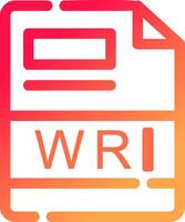 WRI Creative Icon Design vector