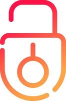Unlock Creative Icon Design vector