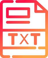 TXT Creative Icon Design vector