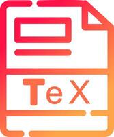 TeX Creative Icon Design vector