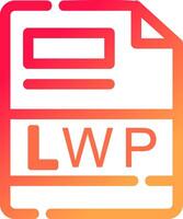 LWP Creative Icon Design vector