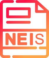 NEIS Creative Icon Design vector