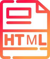 HTML Creative Icon Design vector