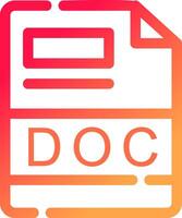 DOC Creative Icon Design vector