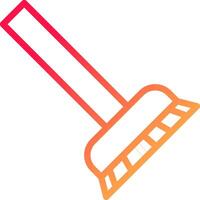 Broom Creative Icon Design vector