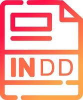 INDD Creative Icon Design vector