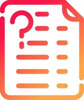 Question Creative Icon Design vector