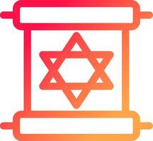 Scroll torah Creative Icon Design vector