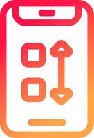 Apps Sort Creative Icon Design vector