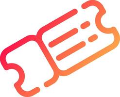 Ticket Creative Icon Design vector
