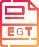 EGT Creative Icon Design vector