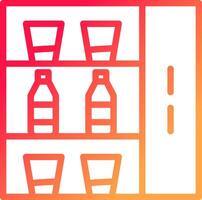 glyph  colour Gradient Circle vector