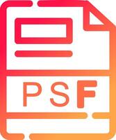 PSF Creative Icon Design vector