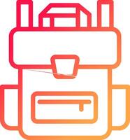 Backpack Creative Icon Design vector