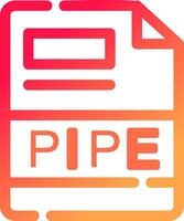 PIPE Creative Icon Design vector