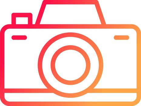 diseño de icono creativo de cámara vector