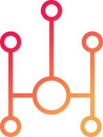 Link Creative Icon Design vector
