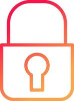 Lock Creative Icon Design vector