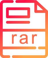 rar Creative Icon Design vector