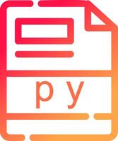 py Creative Icon Design vector