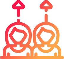 Same Approach Creative Icon Design vector